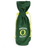 14 NCAA Oregon Ducks Velvet Wine Bottle Drawstring Bag