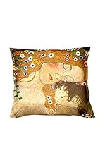 Tele d'autore by MANIFATTURE COTONIERE Cojín Klimt La Madre (Oro/Multicolor)