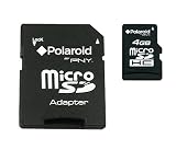 Polaroid Micro SD 4 GB Class 4 Card (P-SDU4GB4-FS/POL)