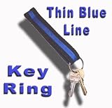 Thin Blue Line Key Ring