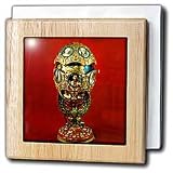 Review 3dRose LLC  / Faberge® Egg Tercentenary Of Romanoffs House Pictured - 6 Inch Tile Napkin Holder