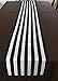 lovemyfabric Poly Cotton 1 Inch Striped Print Table Runner For Party, Wedding/Bridal Shower, Birthdays/Baby Shower, Home Decor and Special Events (12