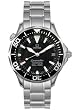 Men's Automatic Seamaster Stainless Steel Black Dial