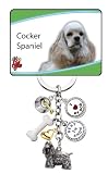 Cocker Spaniel - I Love My Dog Keychain