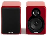 Lenco SP-300 3-Wege Lautsprecher (100 Watt) rot