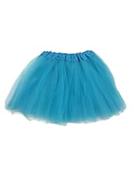 Apparel: Rush Dance Ballerina Girls Dress-Up Princess Fairy Costume Recital Tutu (Kids 3-8 Years, Turquoise)