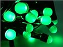 100x GREEN LARGE LED lights, 6.6m string, Christmas Festive multifunction indoor outdoor