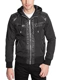 GUESS Jared Chintz-Trimmed Jacket, JET BLACK (LARGE)
