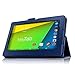 Infiland NeuTab N7 Pro 7'' / NeuTab N7S Pro 7'' case, Folio PU Leather Slim Stand Case Cover for NeuTab N7 Pro 7 / NeuTab N7S Pro 7 inch Quad Core Google Android Tablet, Navy
