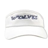 Manchester Wolves Arena Football Text Youth Visor - Hat - Cap - White