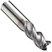 Niagara Cutter A345M Carbide Square Nose End Mills, Metric, TiCN Finish, Roughing and Finishing Cut, 35 Degree Helix, For Use With Aluminum, Non-Ferrous Metals