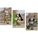 Budkins Wooden Indian Set (x3) - Chief, Brave & Tribal Mother