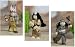 Budkins Wooden Indian Set (x3) - Chief, Brave & Tribal Mother_s-1