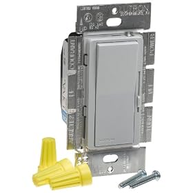 Click here to buy Lutron Diva 600W Single Pole Dimmer Palladium #DVSC-600P-PD by Lutron.