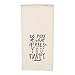Do More What Makes You Happy 19 x 28 All Cotton Embroidered Waffle Kitchen Towel