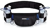 Camden Gear Hydration Running Belt - Fits iPhone 6 Plus - Waist Pack Bag for Runners -with 2 BPA Free Water Bottles