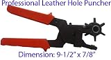 Leather Hole Punch Tool, Heavy Duty