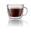 Bodum Bistro Double-Wall Insulated Glass Café Latte Mug, Set of 2