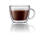 BodumBistroDouble-WallInsulatedGlassCaféLatteMug,Setof2