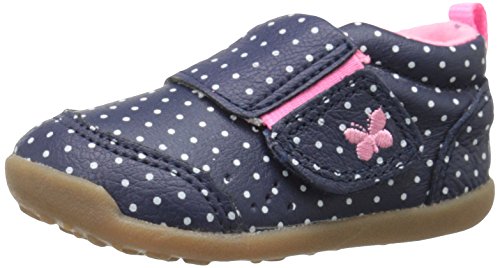 Carter's Every Step Eve P Walker Shoe (Toddler), Navy Dot, 4 M US Toddler