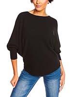 SO CACHEMERE Jersey Ninon (Negro)