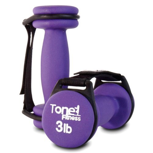Tone Fitness 3 -Pounds Pair Walking Dumbbells