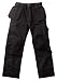Blaklader Workwear Heavy Worker Pant with Utility Pockets, 36-Inch Waist, 30-Inch Length, 13-Ounce Cotton Twill Black/Black