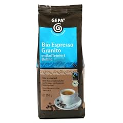 GEPA Espresso Granito, entkoffeiniert, 2er Pack (2 x 250 g Packung) - Bio