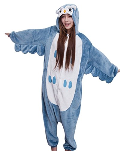FashionFits Unisex Animal Onesies Pyjamas Owl Jumpsuit Costumes