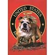 MARINES BULLDOG Queen Mink Blanket