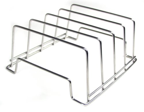 Charcoal Companion Platinum Barbecue Rib Rack