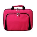 Samsung NC10-14GW 10.2-Inch Netbook CaseCrown Premium Double Memory Foam Laptop Case with Front Pocket (Nylon Hot Pink)