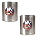 New York Islanders NHL 2pc Stainless Steel Can Holder Set- Primary Logo by Great American Products