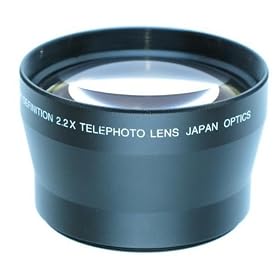 2.2X HD Professional Telephoto Lens w/ Lens Bag for Any Camera/Camcorder with 72mm Threads