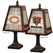 Chicago Bears Memory Company Art Glass Table Lamp NFL Football Fan Shop Sports Team Merchandise