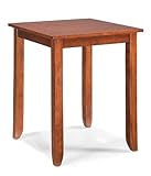 Counter Height Dining Table Casual Style in Cherry Finish