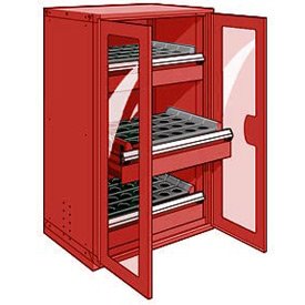 3 Drawer Tool Storage 36Wx24Dx60H Red