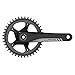 SRAM Rival 1 Crankset - 170mm, 10/11-Speed, 42t, 110 BCD, GXP Spindle Interface, Black