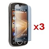 3x Reusable Screen Protector for Samsung Omnia II SCH-i920 (CDMA)