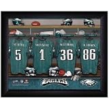 Philadelphia Eagles Customized Locker Room Black Framed Photo