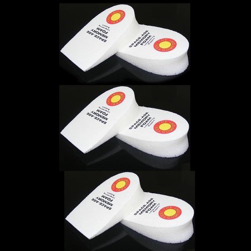 3 Pair Remedy Memory Foam Heel Cushion Instant Comfort Ladies Fits Any Shoe Size