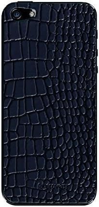 ProClip USA Fabricovers Leather Phone Cover for iPhone 5/5S, Crocodile Design, Black (429144)