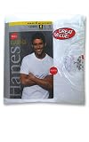 6-Pack Hanes Classics Crew Neck T Shirt P6 7870P6