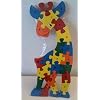 Colourful Chunky Wooden Alphabet Jigsaw Puzzle - Giraffe