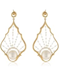 Azaara Dream Catcher Pearl Drop Earrings