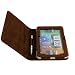 Navitech Exekutive braune 100% Premium Leder Flip Tragetasche Mit Einstellbarem St�nder F�r Das HTC Flyer 7 Zoll Android PC Tablet 16GB 32GB 64GB 3G Und WiFi