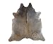 Grey Beige Cowhide Rug Large 5ft x 7ft 150cm x 210cm