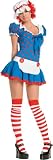 Rag Doll 3 Piece Womens Theatre Costumes X-Small Small-Medium Medium-Large
