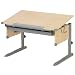 Kettler 06604-273 College Box Kinderschreibtisch silber / Ahorn