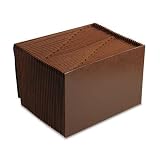 1-31 Expanding Files, 31 Pockets, Leather-Like Redrope, Legal, Red